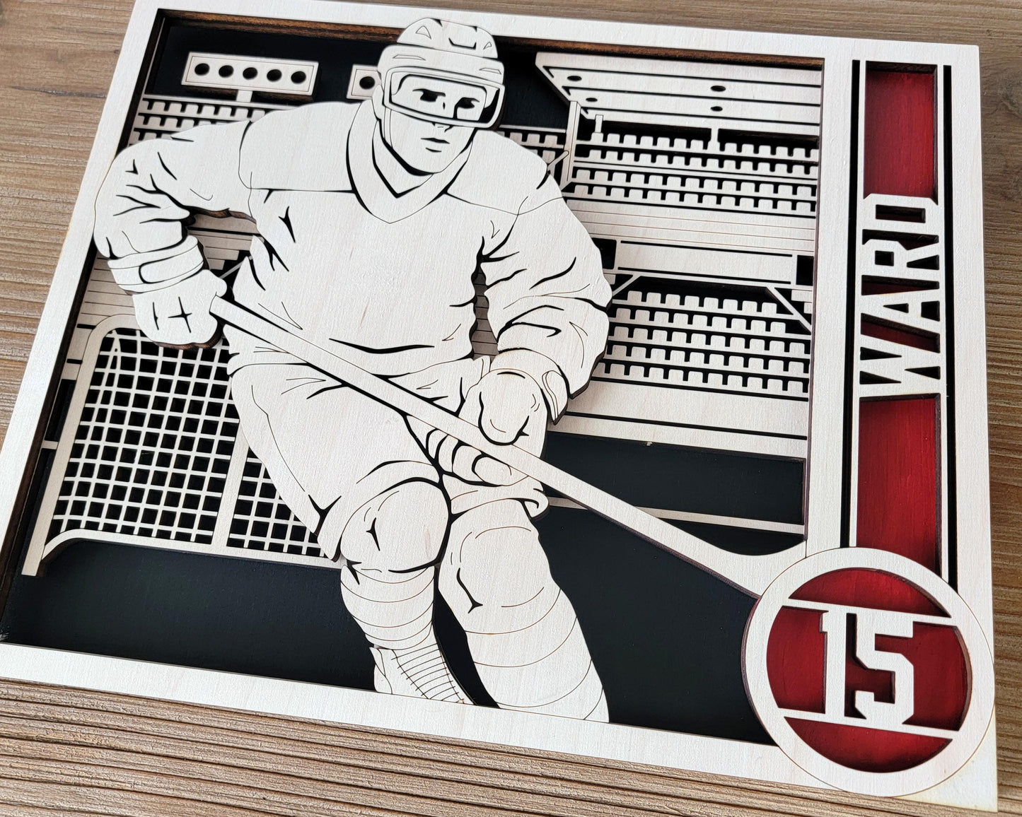 Stadium Series Ultimate Signage - Hockey - 7 poses Male and Female - 2 orientations - 28 designs - Works with all Laser Types