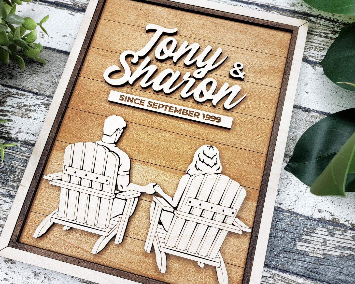 Forever Love Signage - Anniversary & Valentines Day Signage - SVG, PDF, AI File Download - Works with all Laser Types