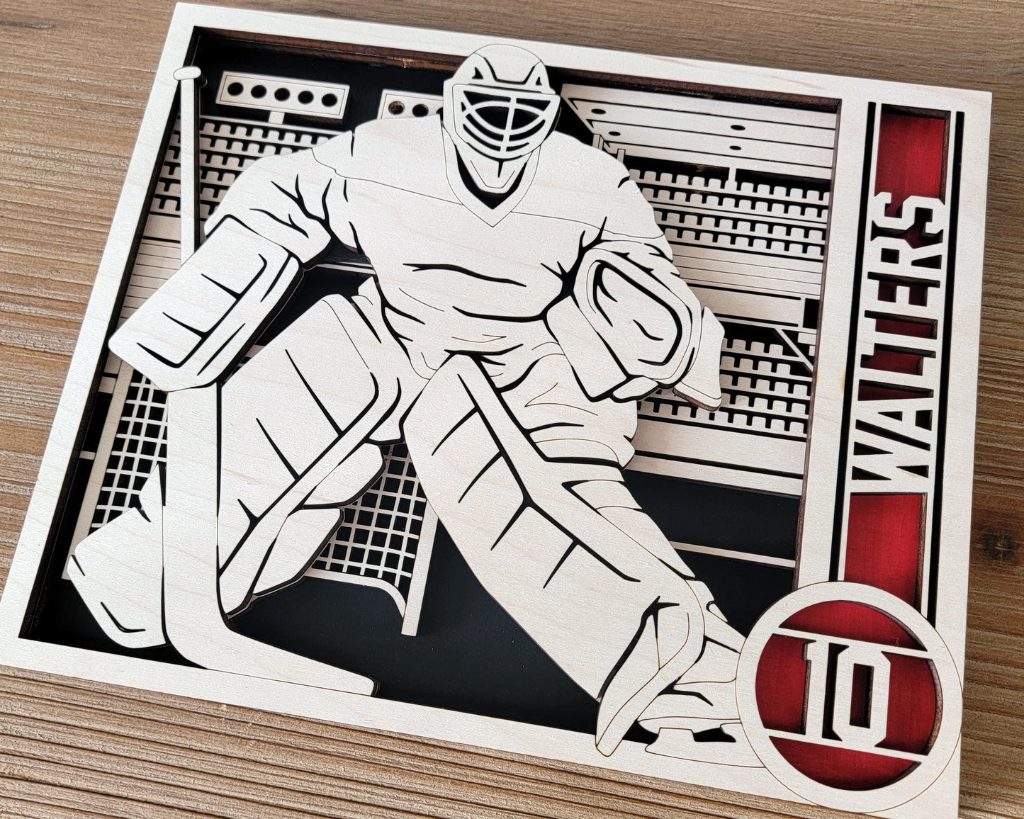Stadium Series Ultimate Signage - Hockey - 7 poses Male and Female - 2 orientations - 28 designs - Works with all Laser Types