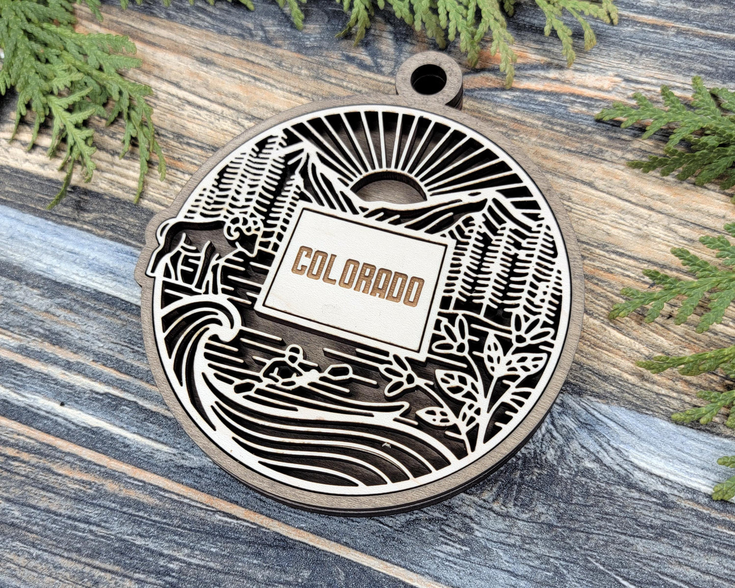 Colorado State Heritage Series - FramePop Collection - Ornaments and Signage - SVG, PDF, ai File Download - Works with all Lasers