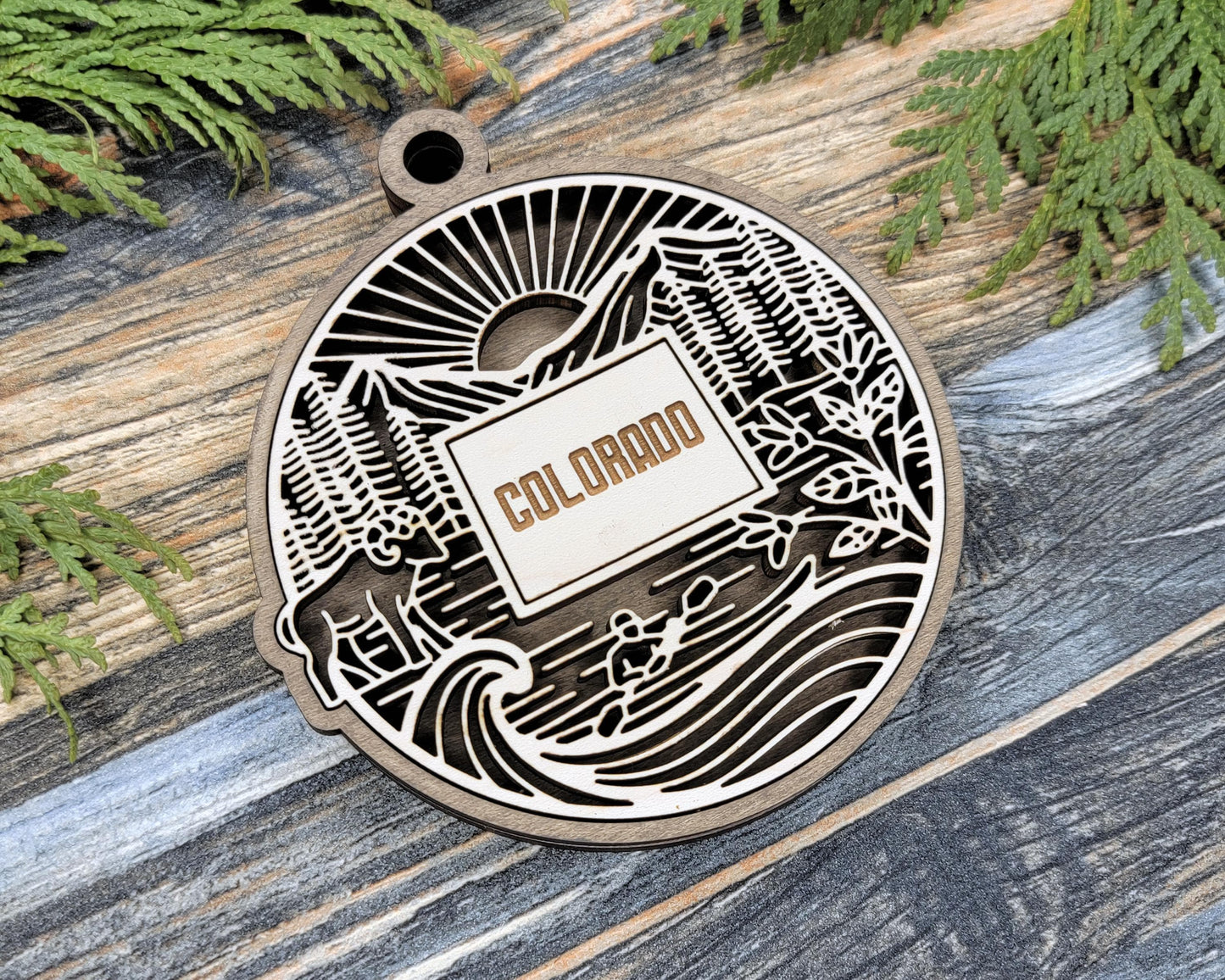 Colorado State Heritage Series - FramePop Collection - Ornaments and Signage - SVG, PDF, ai File Download - Works with all Lasers