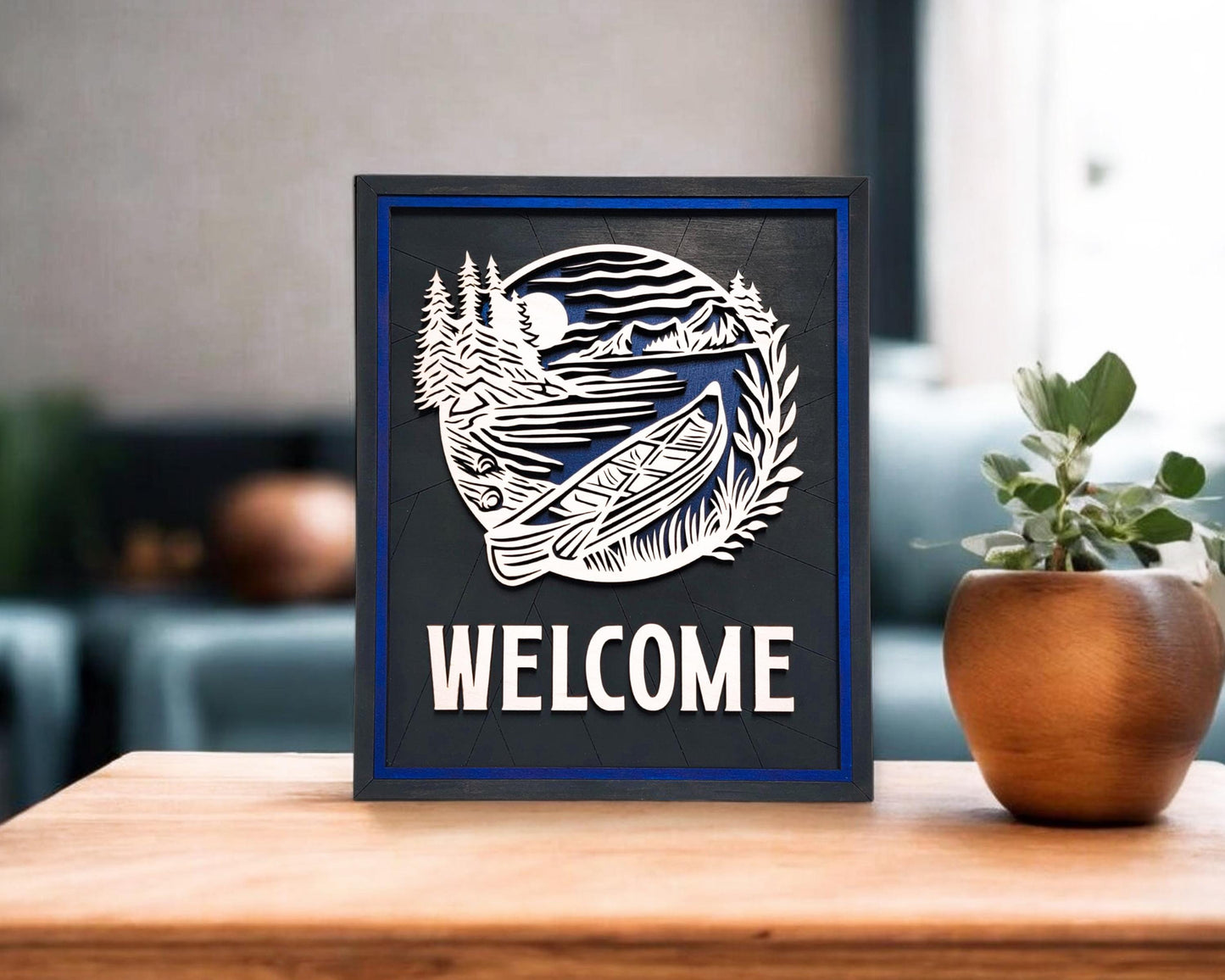 The Great Outdoor Series - FramePop Collection - Ornaments and Signage - SVG, PDF, ai File Download - Works with all Lasers