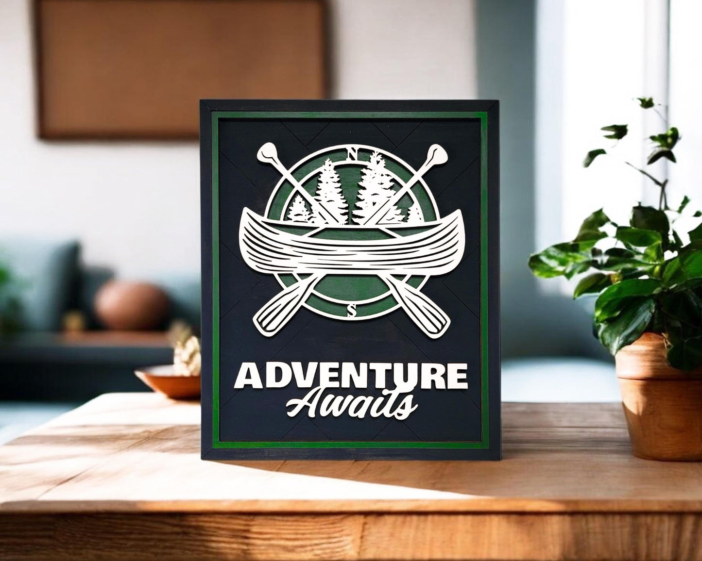 The Great Outdoor Series - FramePop Collection - Ornaments and Signage - SVG, PDF, ai File Download - Works with all Lasers