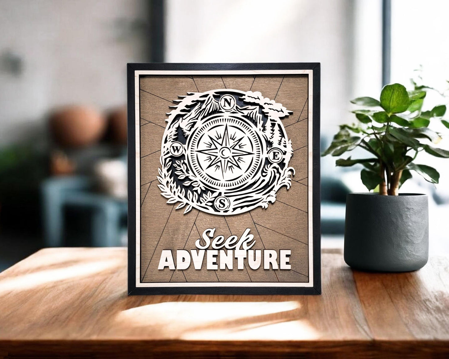 The Great Outdoor Series - FramePop Collection - Ornaments and Signage - SVG, PDF, ai File Download - Works with all Lasers