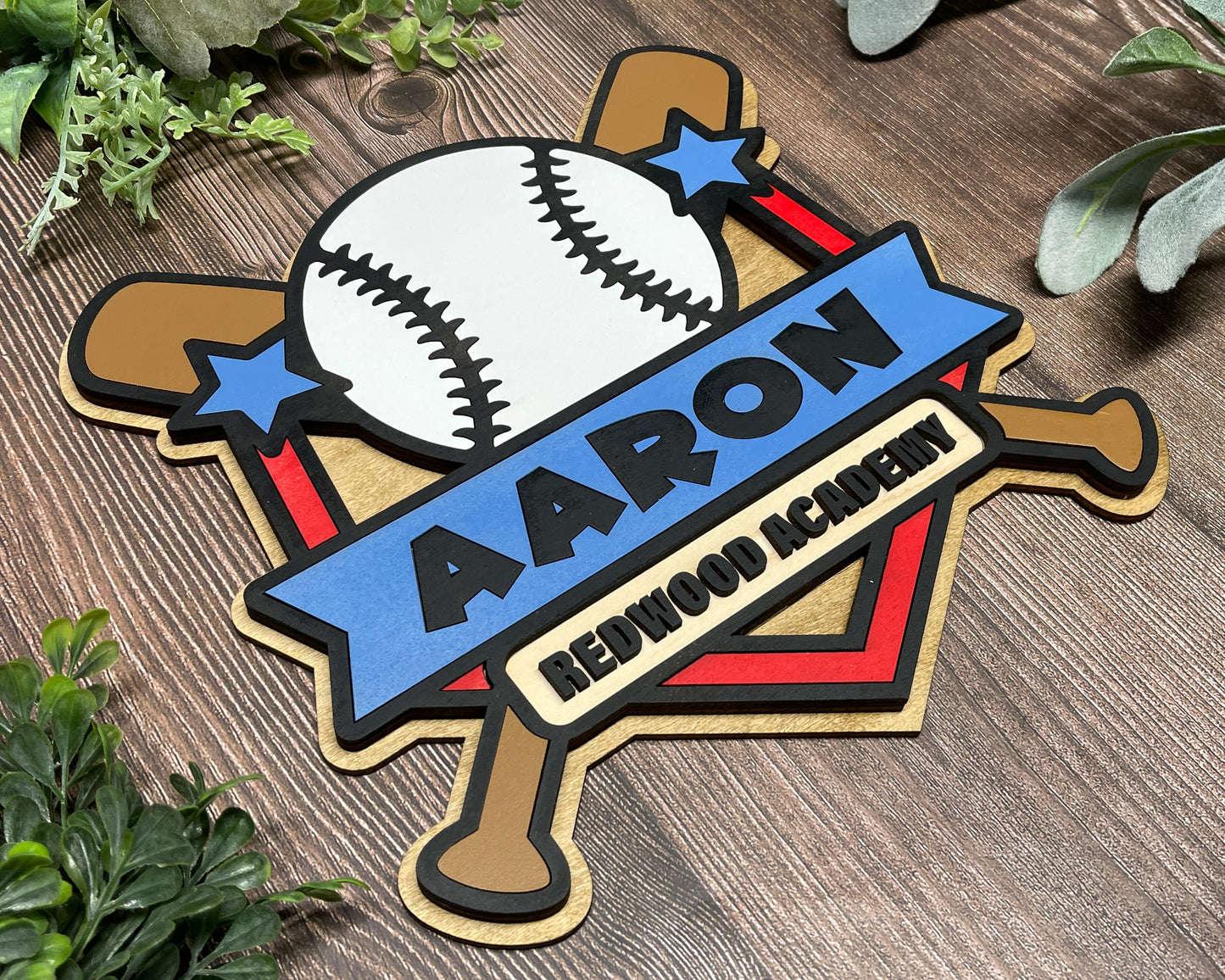 Stadium Series Graphic Signage - Baseball - 11 Custom and Non Custom Design options - SVG, PDF, AI Files - Tested on Glowforge & Lightburn