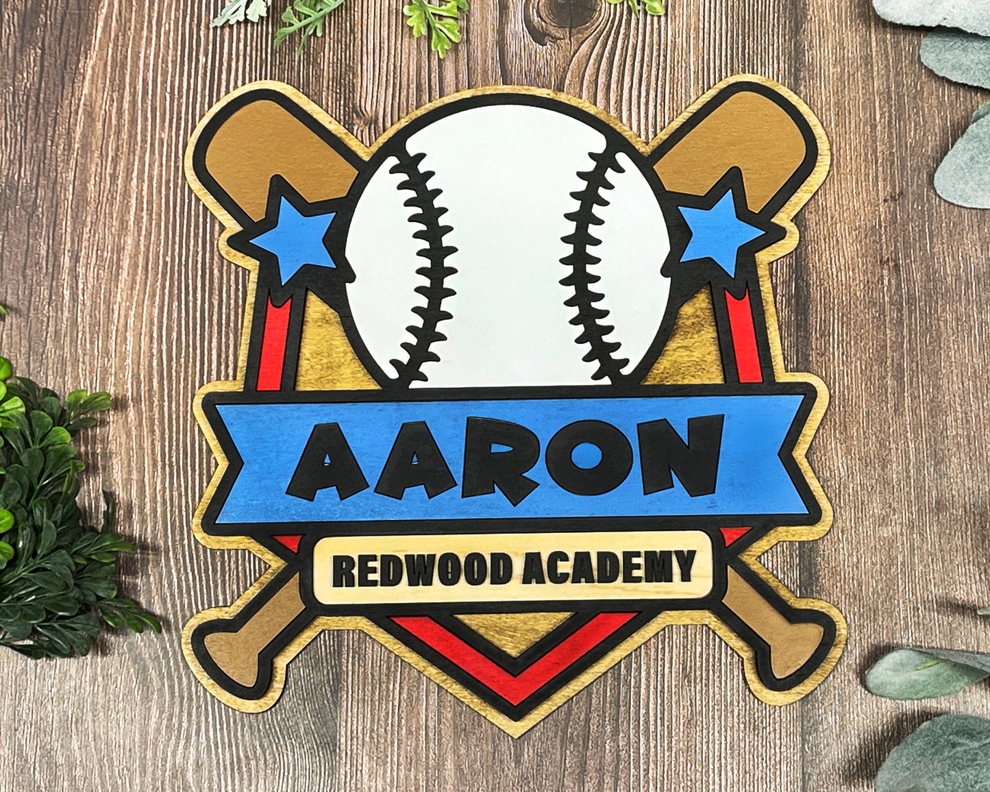 Stadium Series Graphic Signage - Baseball - 11 Custom and Non Custom Design options - SVG, PDF, AI Files - Tested on Glowforge & Lightburn