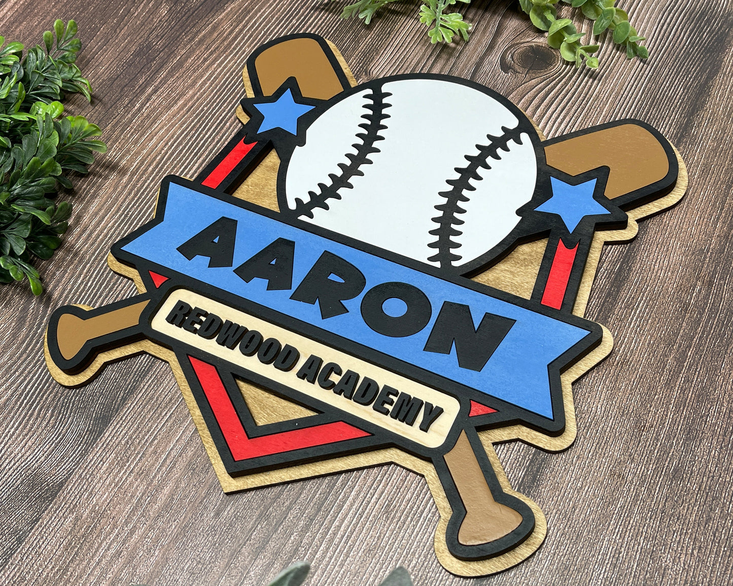 Stadium Series Graphic Signage - Baseball - 11 Custom and Non Custom Design options - SVG, PDF, AI Files - Tested on Glowforge & Lightburn