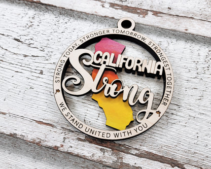 California Strong Ornament