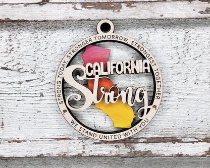 California Strong Ornament