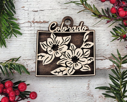 Colorado State Flower Collection - Ornaments, Keychains & Signage Included - SVG, PDF, AI File types - Works With All Lasers