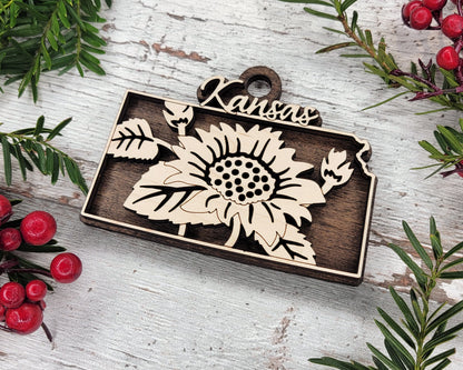 Kansas State Flower Collection - Ornaments, Keychains & Signage Included - SVG, PDF, AI File types - Works With All Lasers