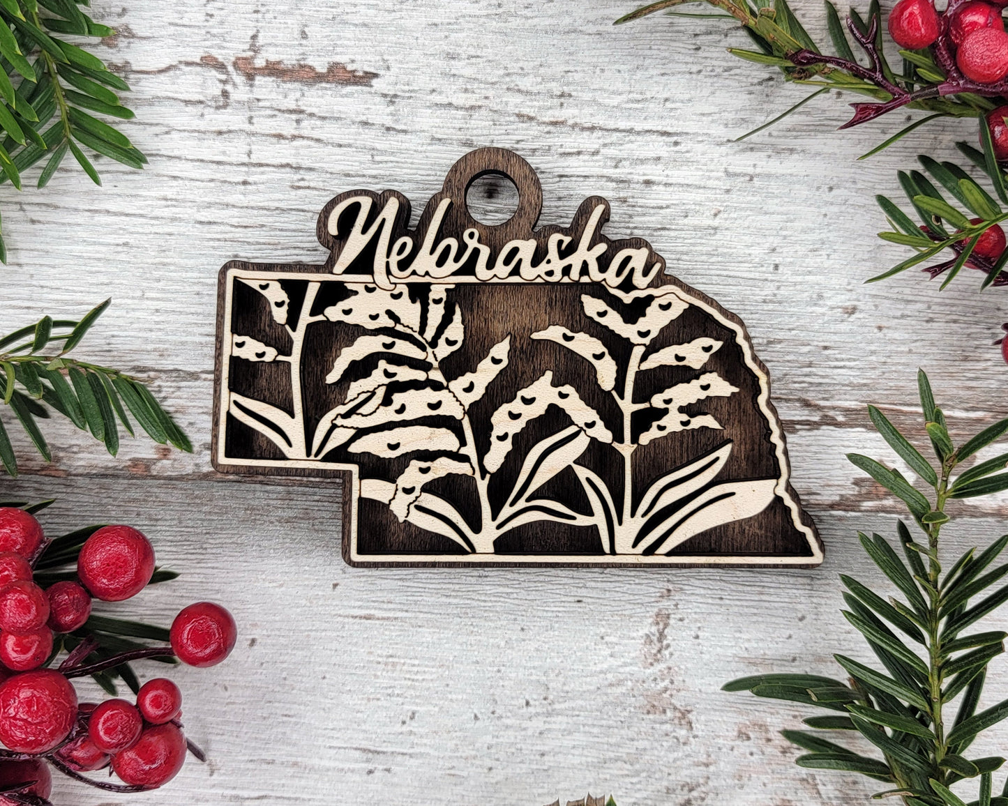 Nebraska State Flower Collection - Ornaments, Keychains & Signage Included - SVG, PDF, AI File types - Works With All Lasers