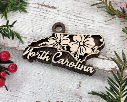 North Carolina State Flower Collection - Ornaments, Keychains & Signage Included - SVG, PDF, AI File types - Works With All Lasers