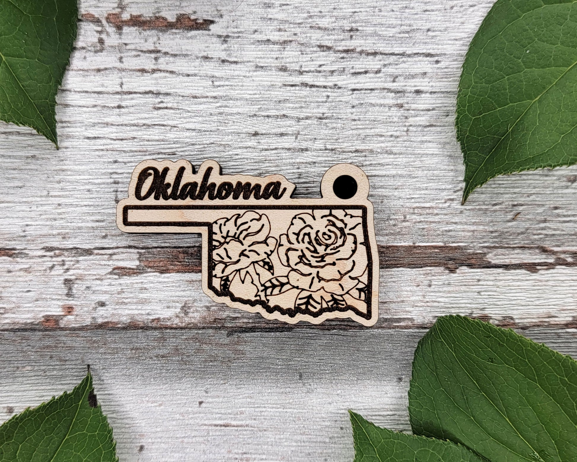 Oklahoma State Flower Collection - Ornaments, Keychains & Signage Included - SVG, PDF, AI File types - Works With All Lasers