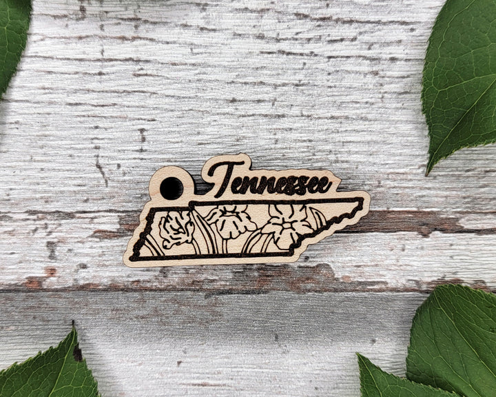Tennessee State Flower Collection - Ornaments, Keychains & Signage Included - SVG, PDF, AI File types - Works With All Lasers