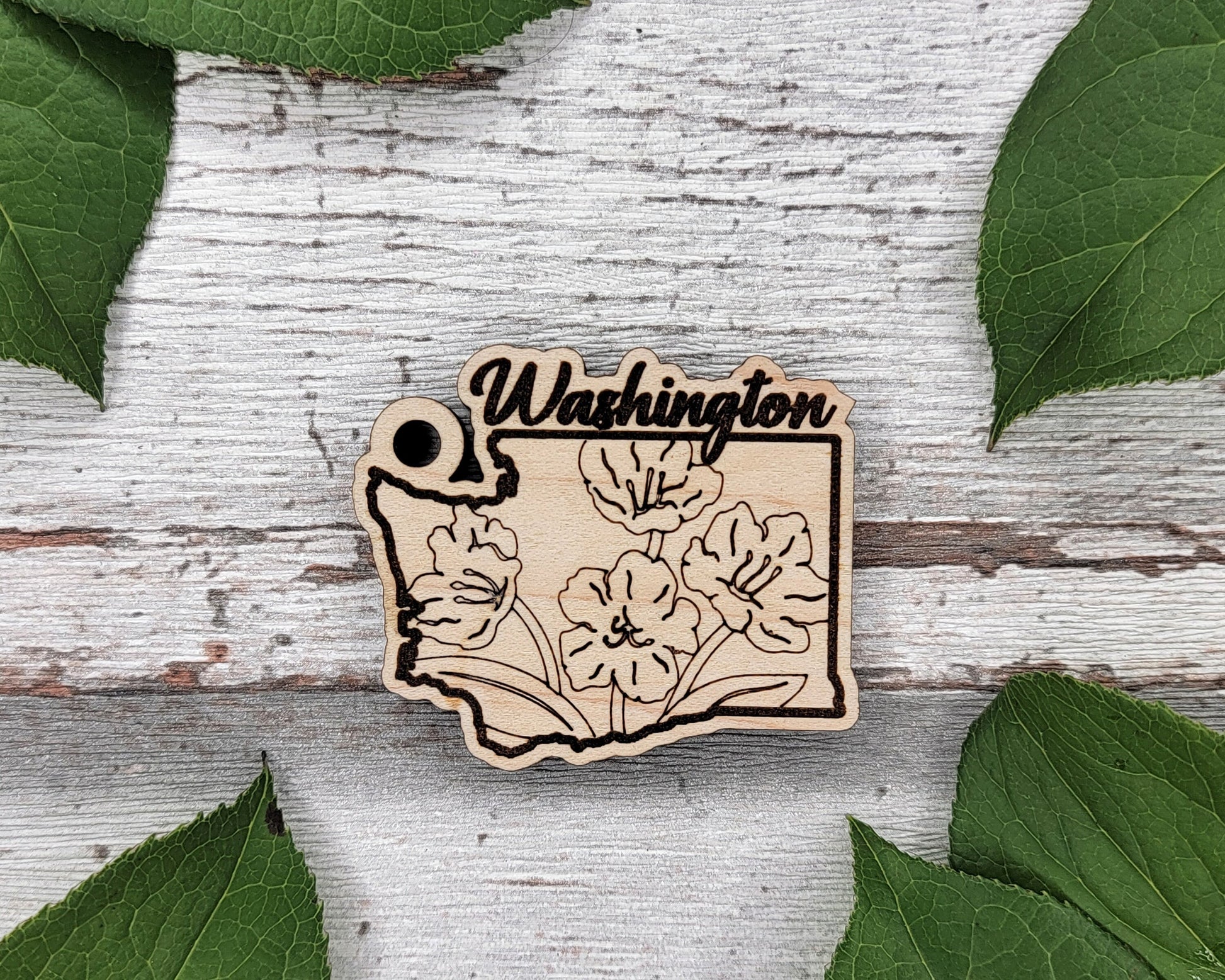 Washington State Flower Collection - Ornaments, Keychains & Signage Included - SVG, PDF, AI File types - Works With All Lasers