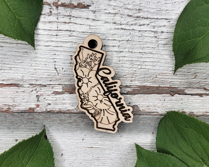California State Flower Collection - Ornaments, Keychains & Signage Included - SVG, PDF, AI File types - Works With All Lasers