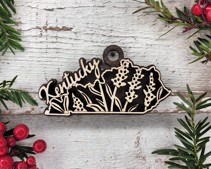 Kentucky State Flower Collection - Ornaments, Keychains & Signage Included - SVG, PDF, AI File types - Works With All Lasers