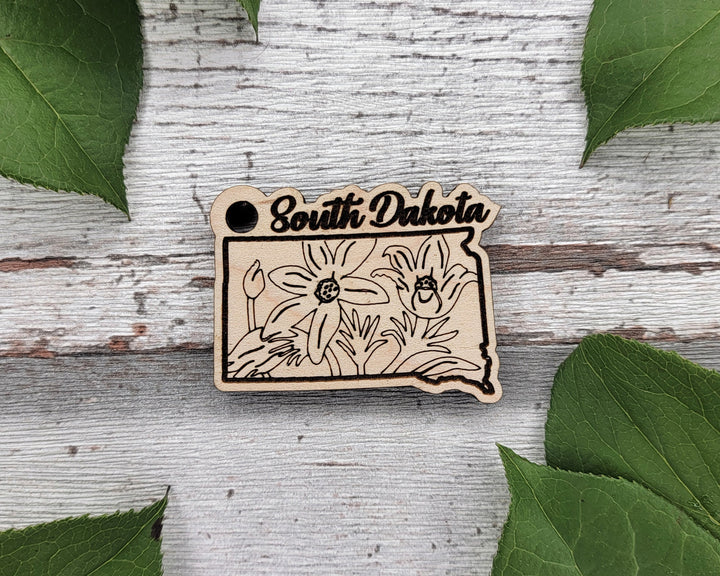 South Dakota State Flower Collection - Ornaments, Keychains & Signage Included - SVG, PDF, AI File types - Works With All Lasers