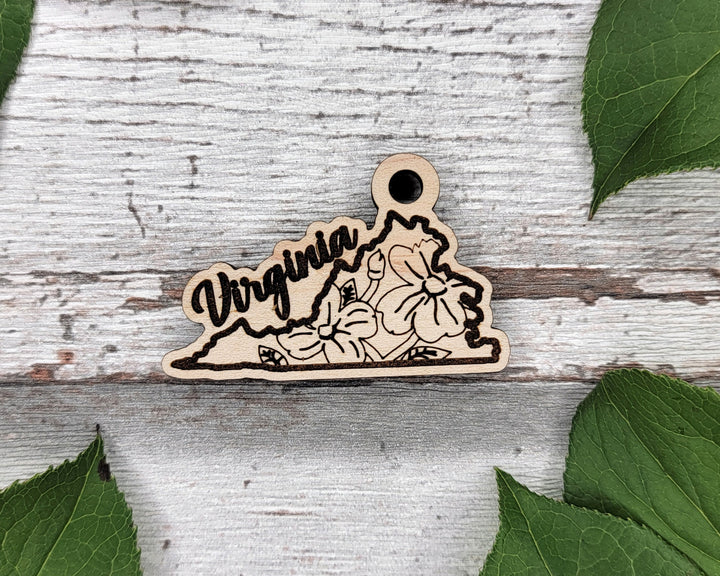 Virginia State Flower Collection - Ornaments, Keychains & Signage Included - SVG, PDF, AI File types - Works With All Lasers