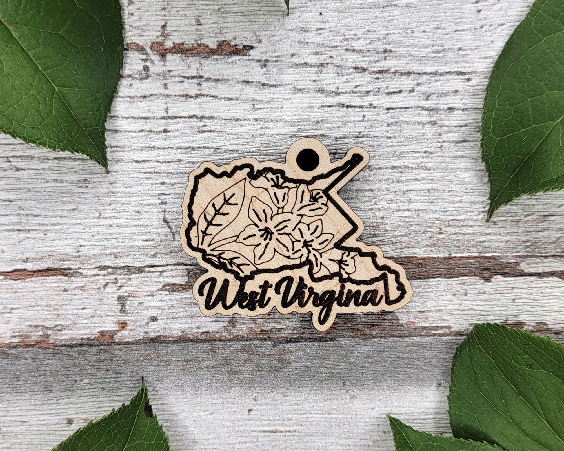 West Virginia State Flower Collection - Ornaments, Keychains & Signage Included - SVG, PDF, AI File types - Works With All Lasers