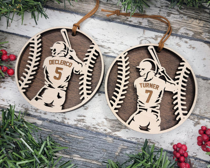 Stadium Series Spotlight Ornaments - Baseball Male and Female Options - SVG, PDF, AI File Download - Works with all Laser Types