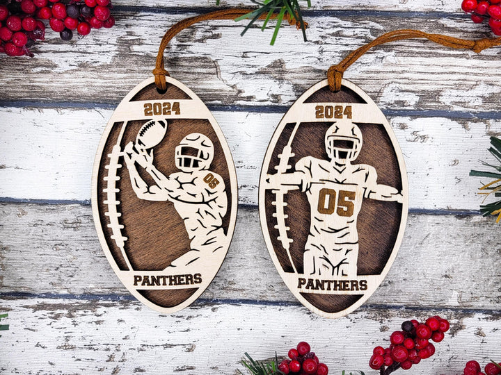Stadium Series Spotlight Ornaments - Football Expansion Set - SVG, PDF, AI File Download - Works with all Laser Types