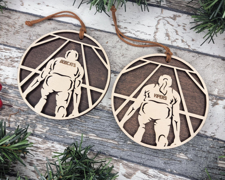 Stadium Series Spotlight Ornaments - Track - Male and Female Options - SVG, PDF, AI File Download - Works with all Laser Types