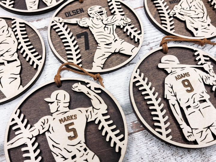 Stadium Series Spotlight Ornaments - Baseball Expansion Set - 14 Ornaments - SVG, PDF, AI File Download - Works with all Laser Types