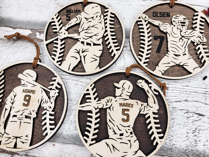 Stadium Series Spotlight Ornaments - Baseball Expansion Set - 14 Ornaments - SVG, PDF, AI File Download - Works with all Laser Types