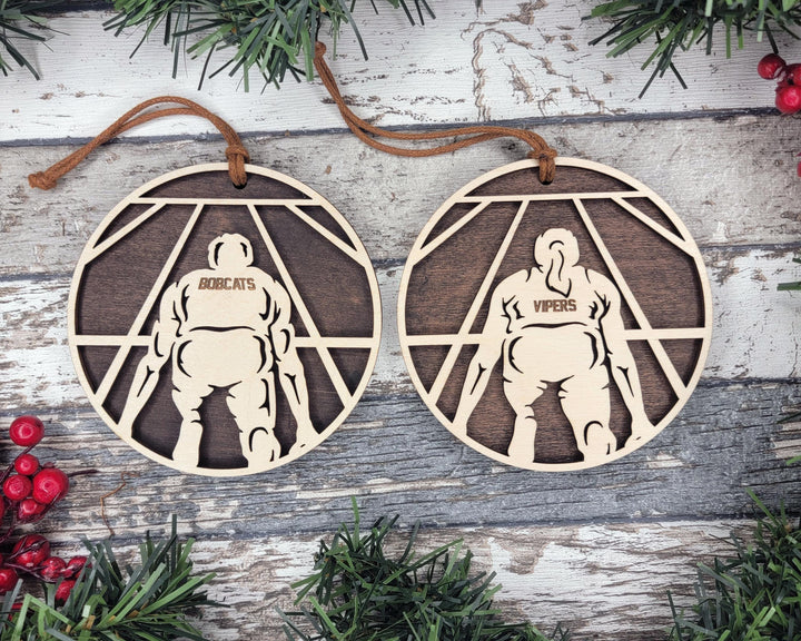 Stadium Series Spotlight Ornaments - Track - Male and Female Options - SVG, PDF, AI File Download - Works with all Laser Types
