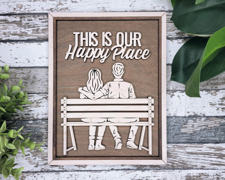 Forever Love Signage - Anniversary & Valentines Day Signage - SVG, PDF, AI File Download - Works with all Laser Types