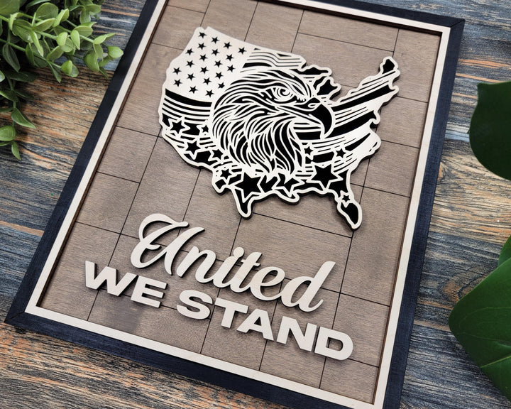 USA Heritage Series - FramePop Collection - SVG, PDF, ai File Download - Works with all Lasers
