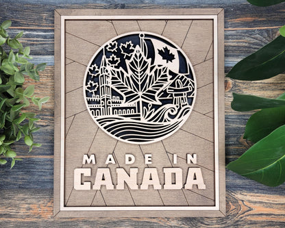 Canadian Heritage Series - FramePop Collection - SVG, PDF, ai File Download - Works with all Lasers