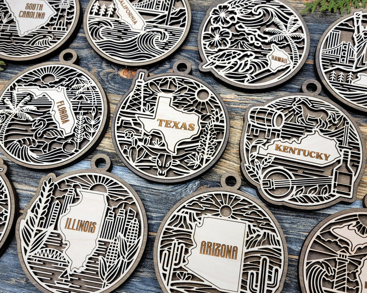 State Heritage Series - FramePop Collection - Ornaments and Signage - SVG, PDF, ai File Download - Works with all Lasers