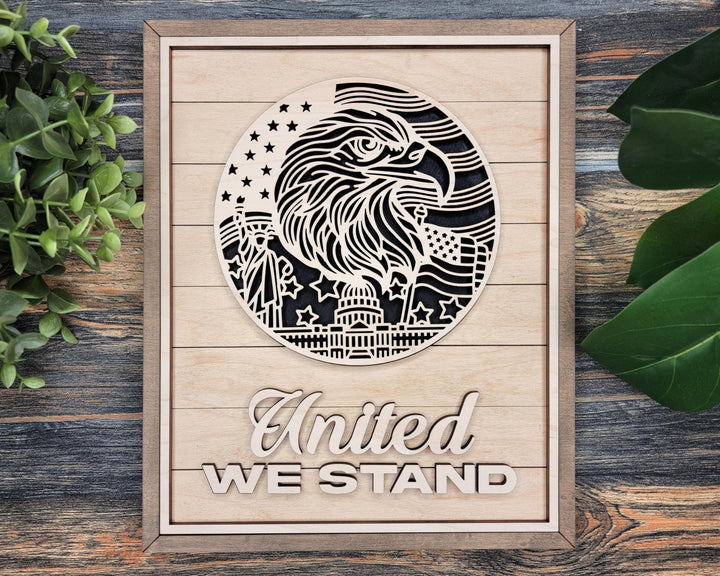 USA Heritage Series - FramePop Collection - SVG, PDF, ai File Download - Works with all Lasers