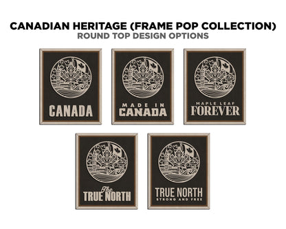 Canadian Heritage Series - FramePop Collection - SVG, PDF, ai File Download - Works with all Lasers