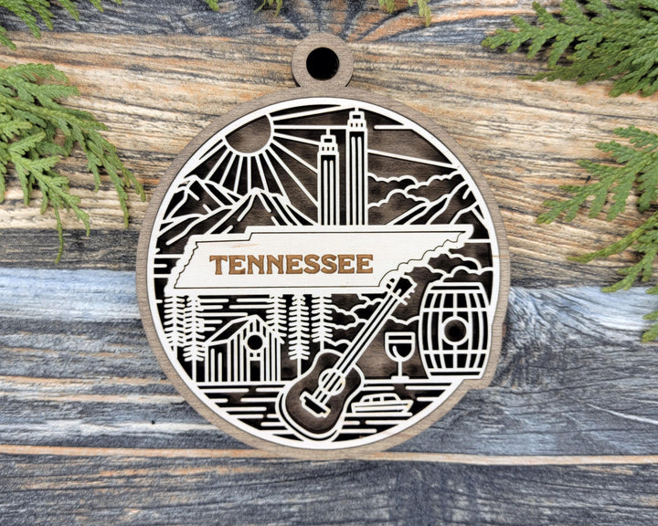 Tennessee State Heritage Series - FramePop Collection - Ornaments and Signage - SVG, PDF, ai File Download - Works with all Lasers