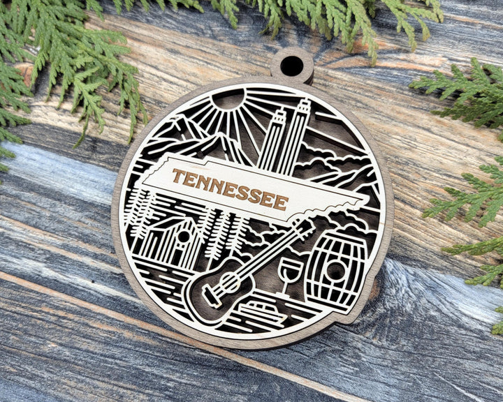 Tennessee State Heritage Series - FramePop Collection - Ornaments and Signage - SVG, PDF, ai File Download - Works with all Lasers