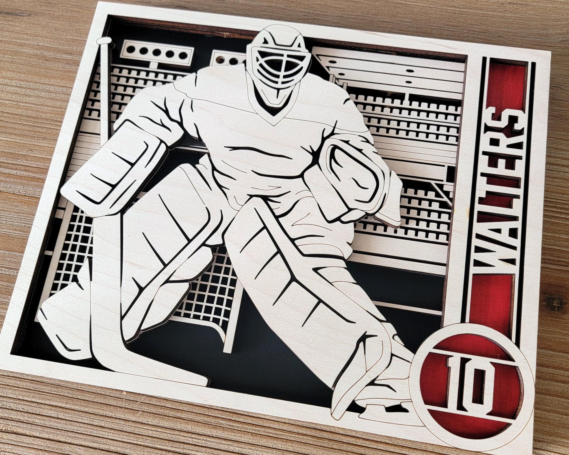 Stadium Series Ultimate Signage - Hockey - 7 poses Male and Female - 2 orientations - 28 designs - Works with all Laser Types