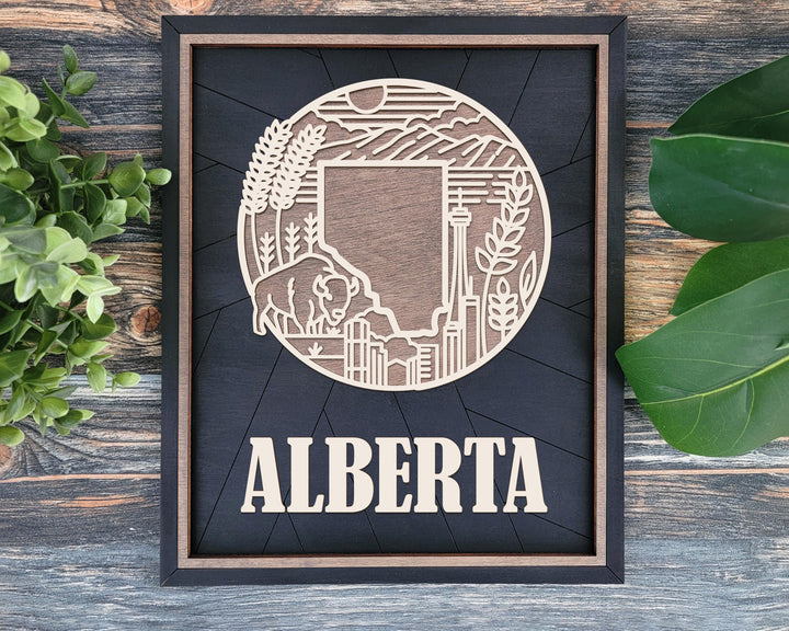 Canadian Provincial Heritage Series - FramePop Collection - Ornaments and Signage - SVG, PDF, ai File Download - Works with all Lasers