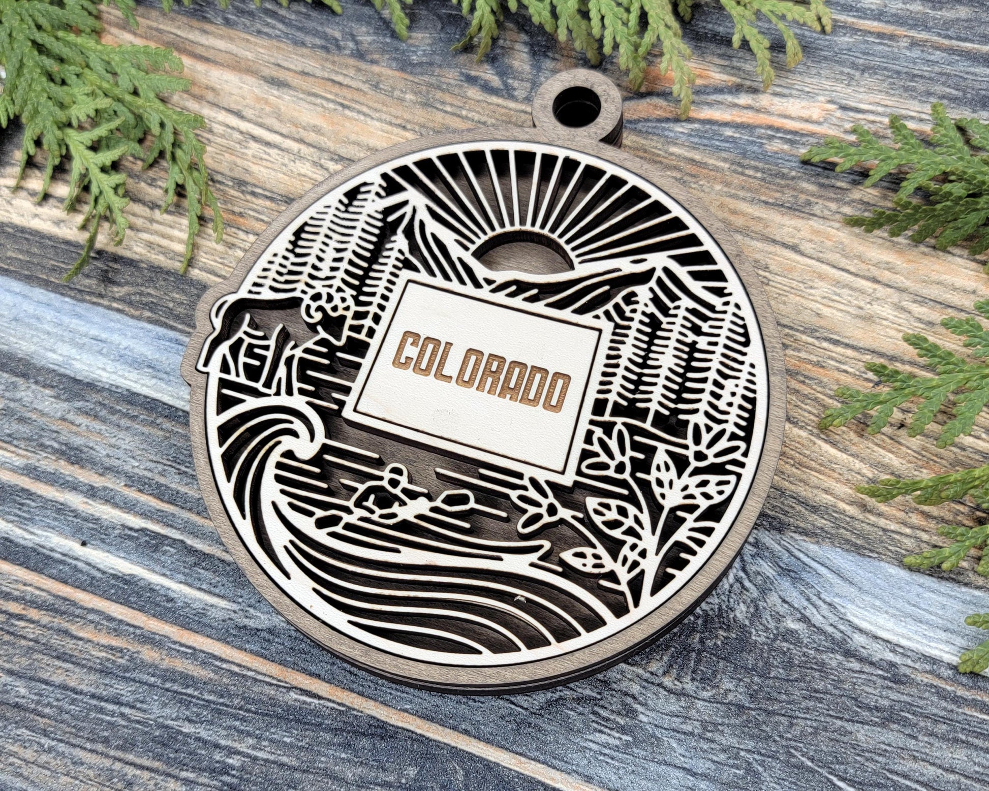 Colorado State Heritage Series - FramePop Collection - Ornaments and Signage - SVG, PDF, ai File Download - Works with all Lasers