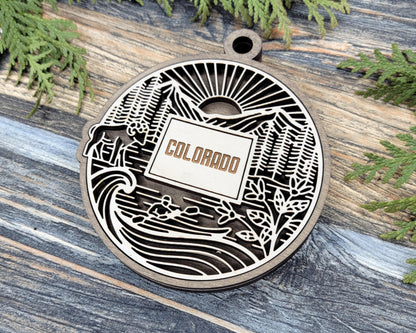 Colorado State Heritage Series - FramePop Collection - Ornaments and Signage - SVG, PDF, ai File Download - Works with all Lasers