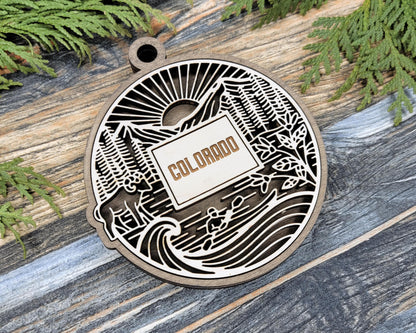 Colorado State Heritage Series - FramePop Collection - Ornaments and Signage - SVG, PDF, ai File Download - Works with all Lasers