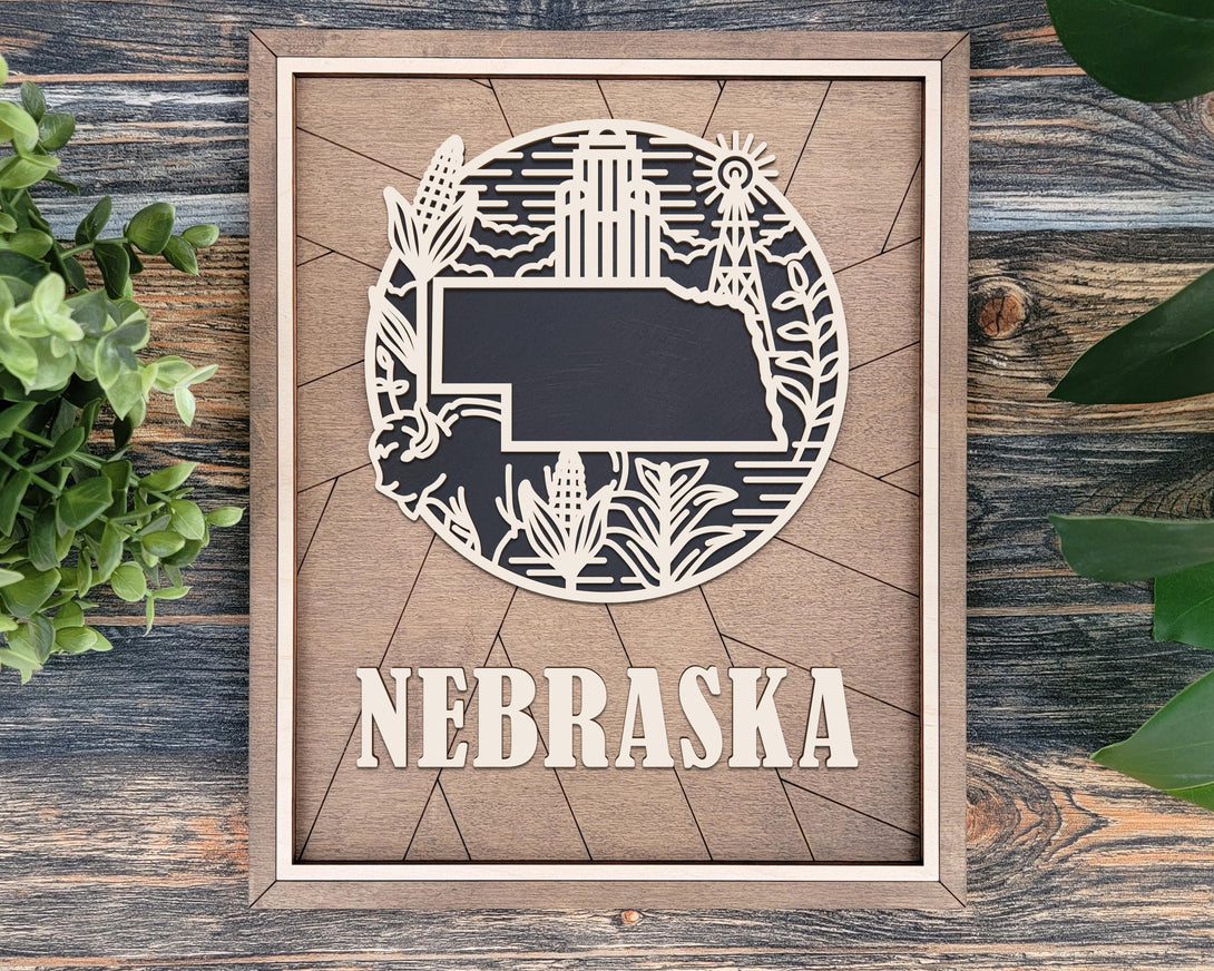 Nebraska State Heritage Series - FramePop Collection - Ornaments and S ...