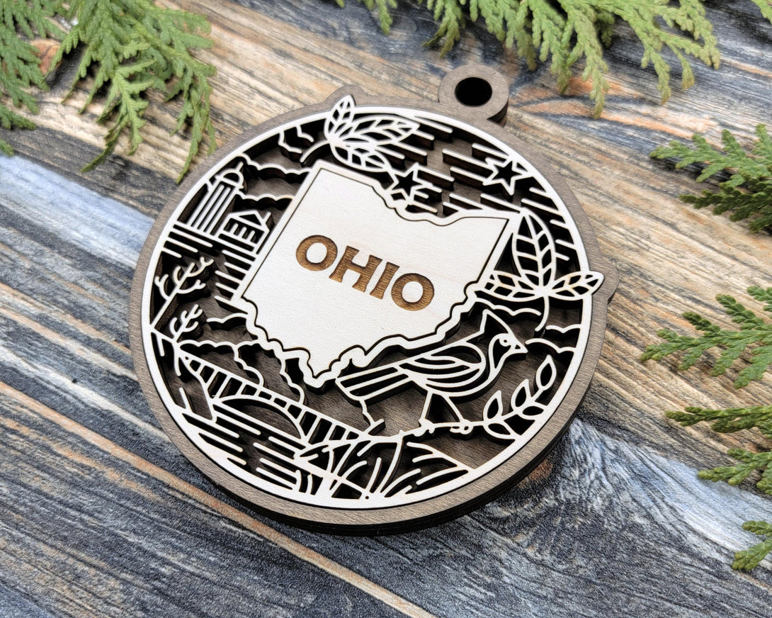Ohio State Heritage Series - FramePop Collection - Ornaments and Signa ...