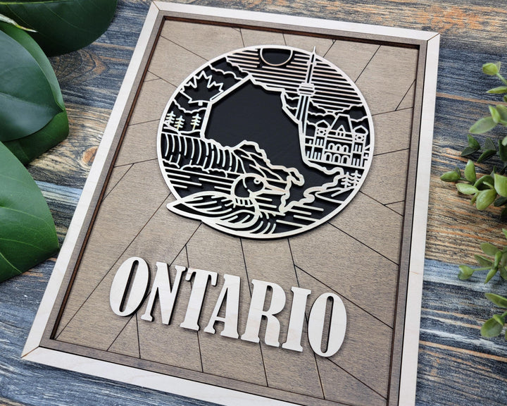 Canadian Provincial Heritage Series - FramePop Collection - Ornaments and Signage - SVG, PDF, ai File Download - Works with all Lasers