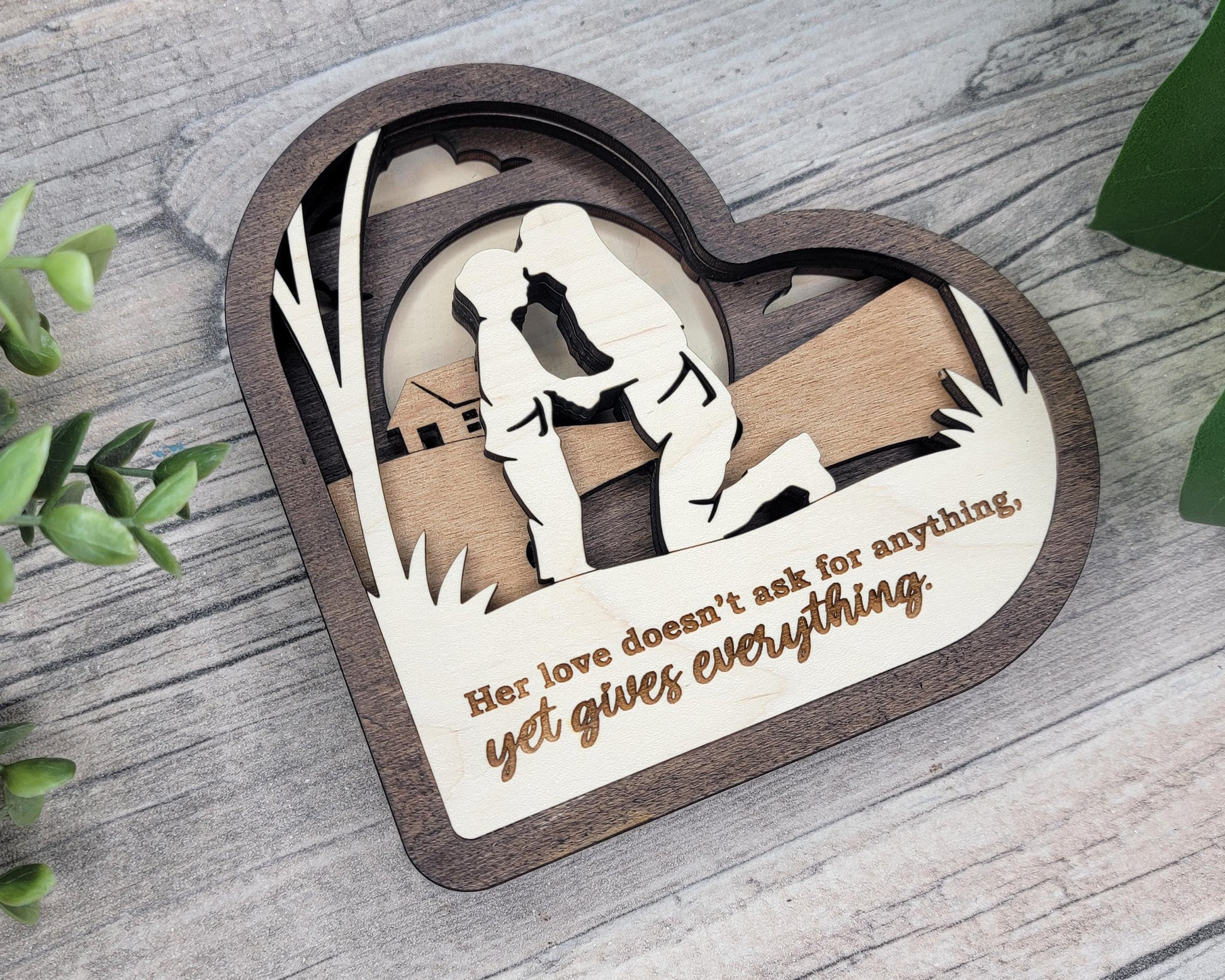 Mother Day Moments Collection - 7 Designs and 3 Shapes 7 Text Options - SVG, PDF, AI File Download - Works with all Laser Types