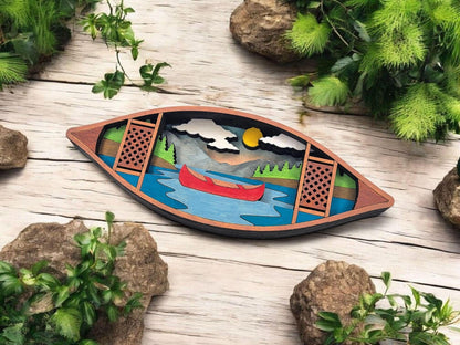 Layered Great Outdoors Bundle - Ornaments and Magnets - SVG, PDF, AI File Download - Works with all Laser Types