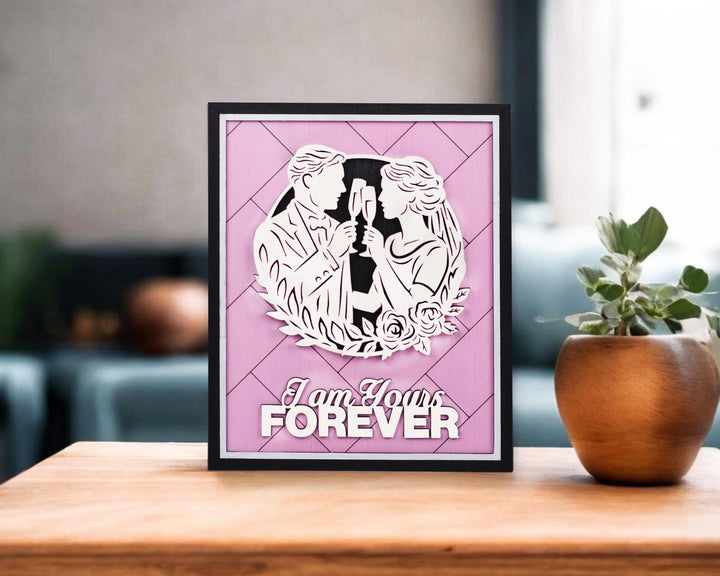 Happily Ever After Series - FramePop Collection - Ornaments and Signage - SVG, PDF, ai File Download - Works with all Lasers